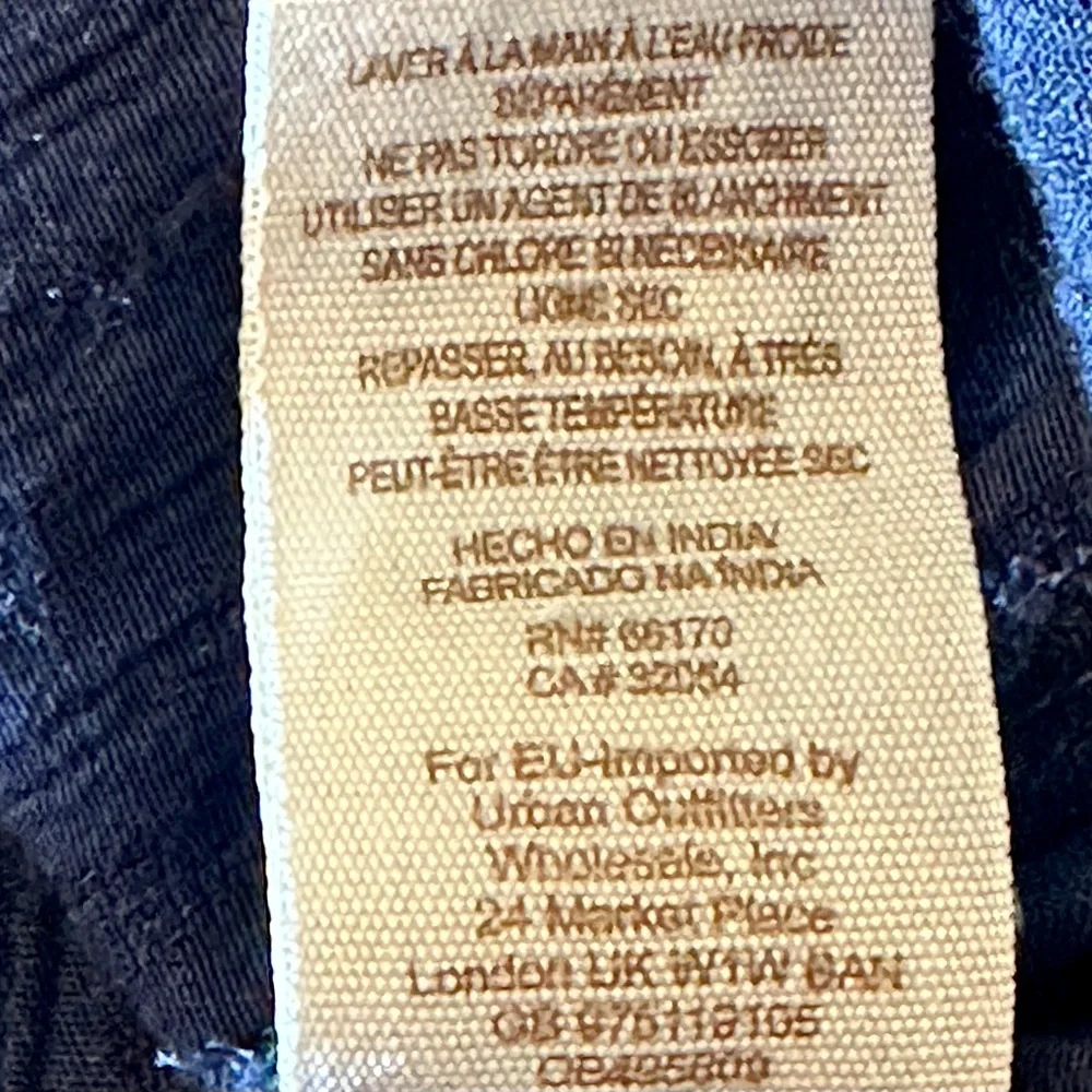 #S1 Free People The Best Button Down Crochet Lace Top Sz L - Picture 7 of 8